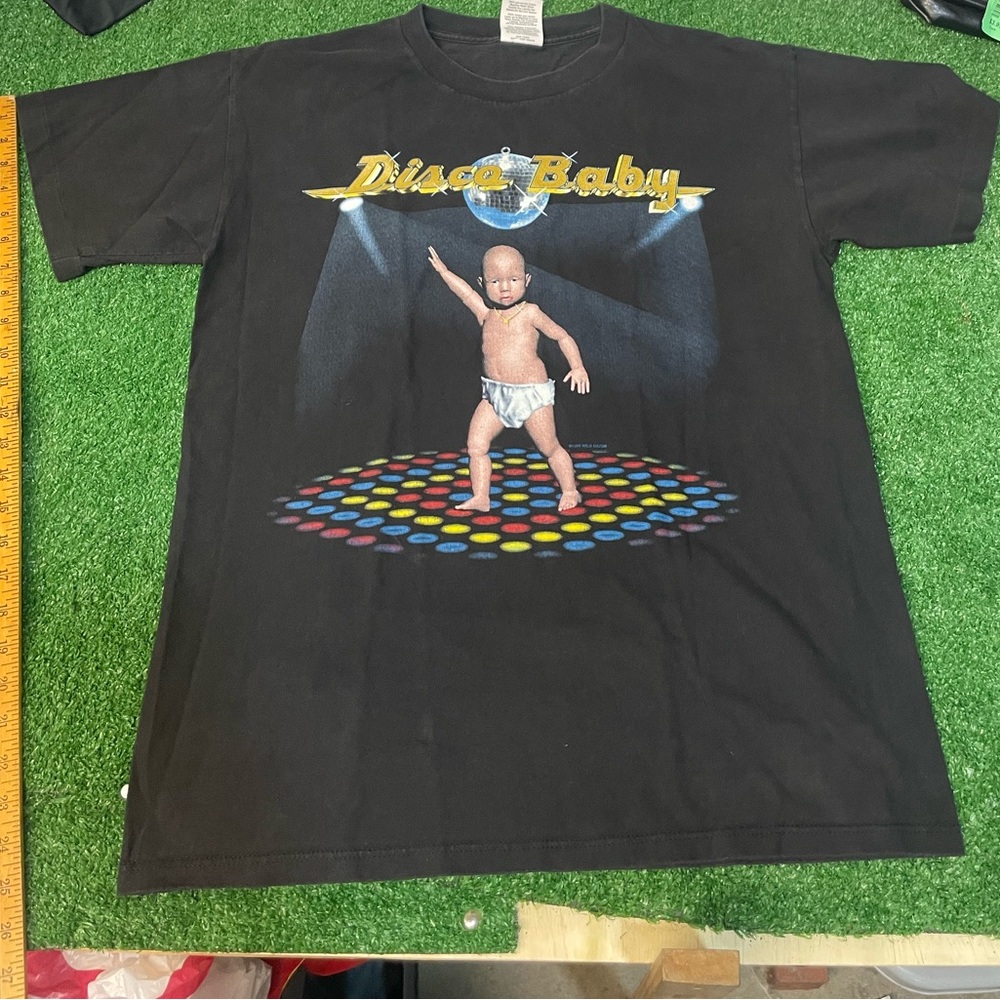 DiscoDancing Baby Wild Oats Graphic T-Shirt #Vintage 90s Size L #Singlestitch